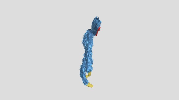 Scary Huggy Wuggy 3D Model