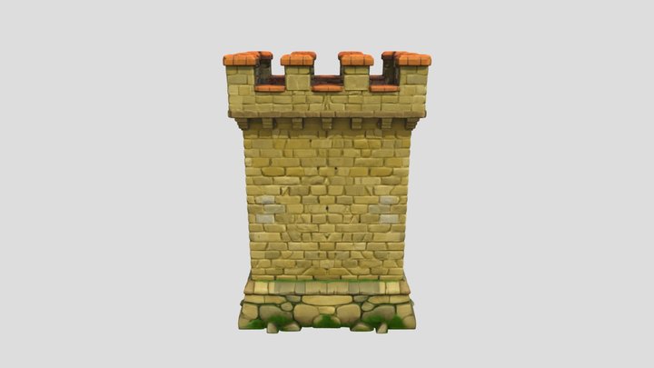 Stone Tower on a Sunny Day – Modello 3D gratuito STL