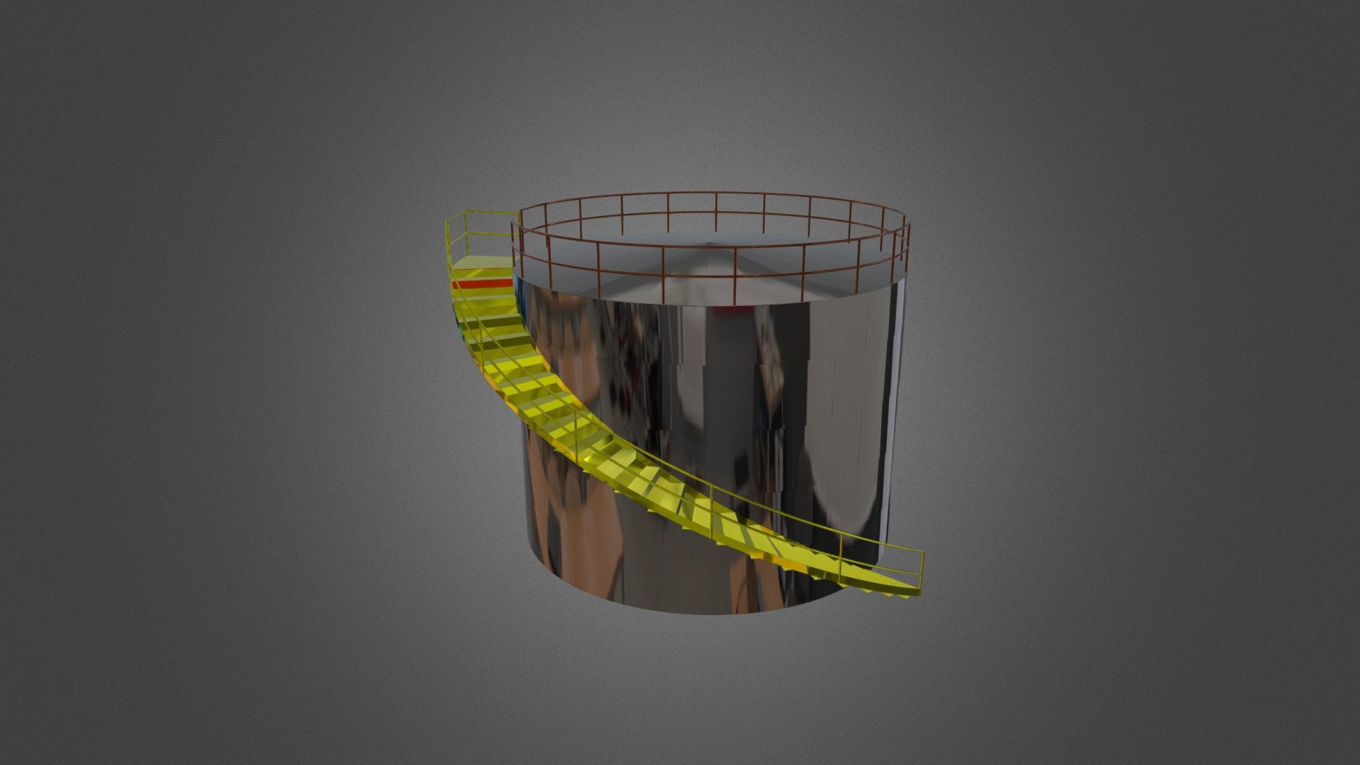 water storage tank api 650 - 3D model by khususdesignikhsanulrizal28 ...