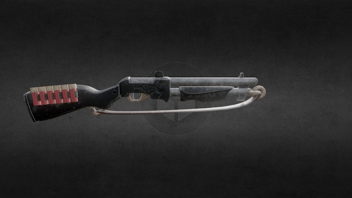 Shootgun Full 2K 3D Model
