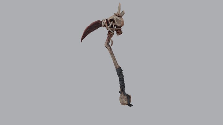 Bone Scythe 3D Model