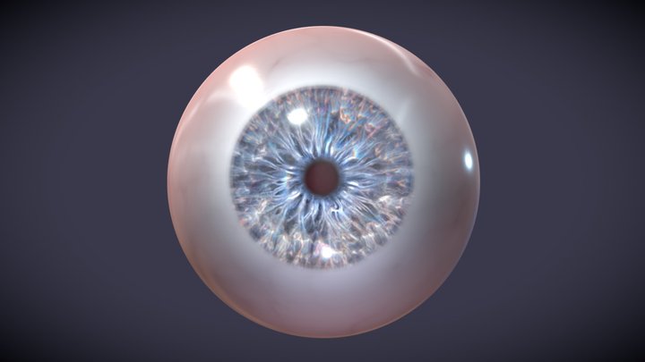 Starlight eyeball - blender file 3D Model
