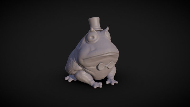 Dapper frog toy