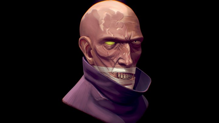Singed Arcane Handpainted 3D Model