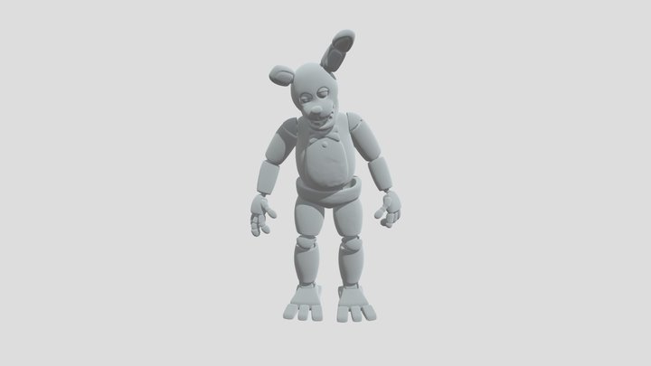 Spring trap 3D Model