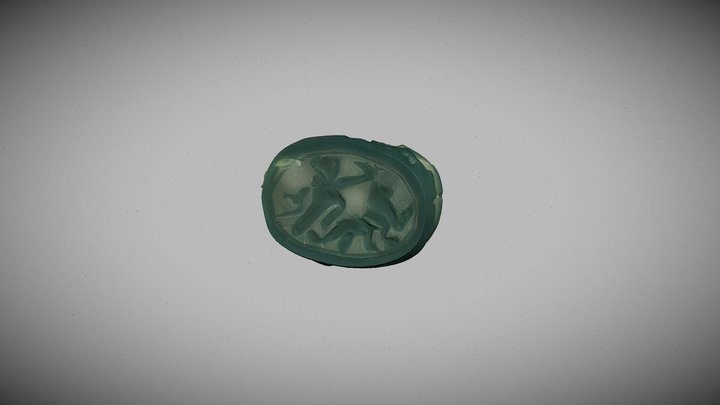 Scarabeo Cacciatore che caccia/rincorre la fiera 3D Model