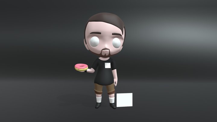 Andrew: The Donut Guy 3D Model