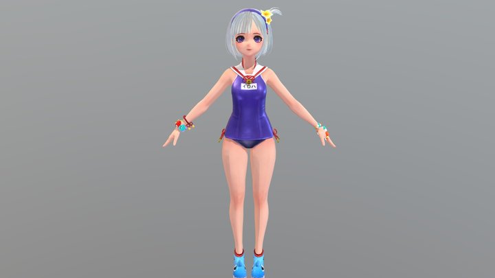 Cute Cartoon Girl