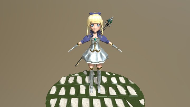 Character Mage 3D Model