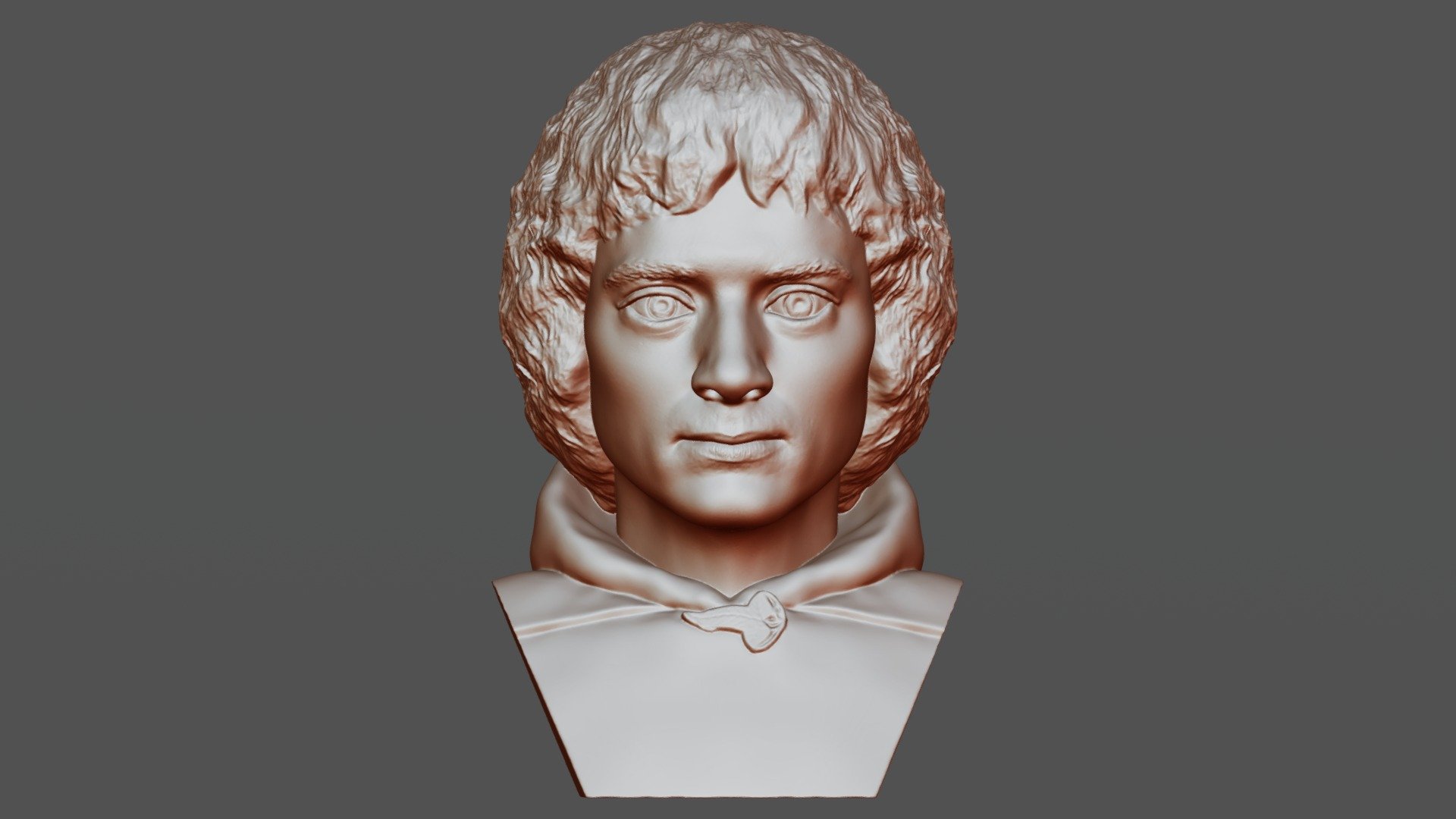 Frodo Baggins bust for 3D printing