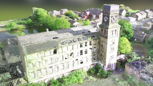 Newsome Mill - before the fire 3D Model