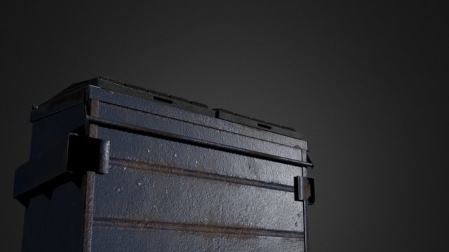 Old Dumpster 3D Model
