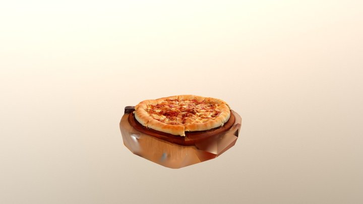 Pizza Meat Lover 3D Model