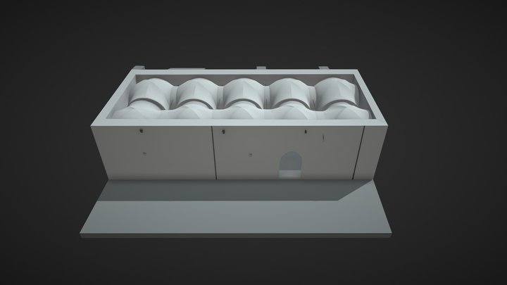 Staffarda refectory 3D Model