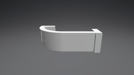 LAV58L Reception Desk 3D Model