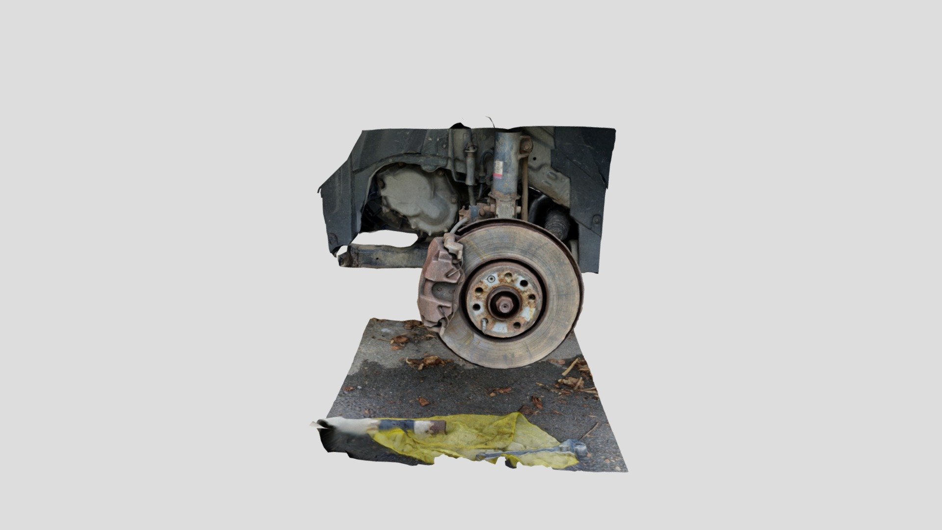 Saab 9-3 FL Brake/wheel assembly