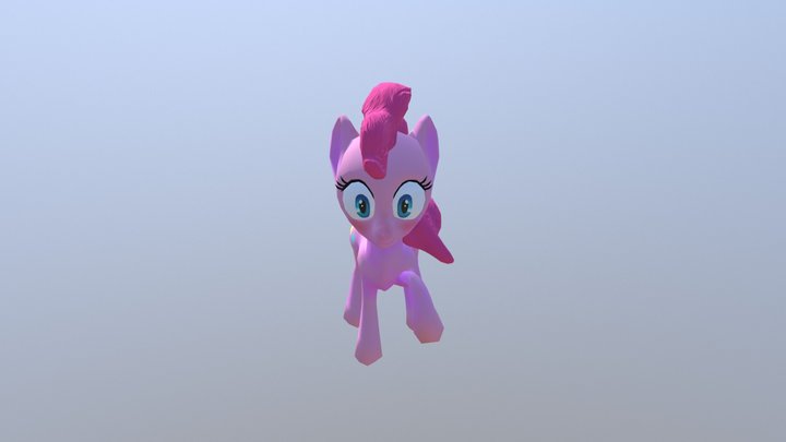 Pinkie Pie My Little Pony 3D Model