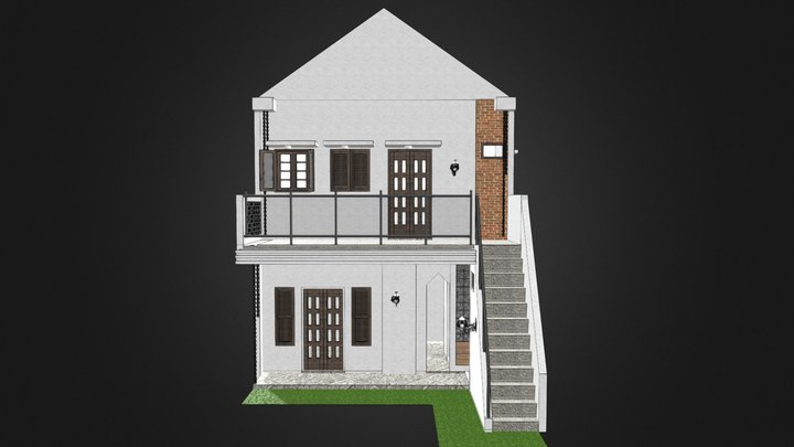 Studio Office & Co-Working Space Indische 2017 3D Model