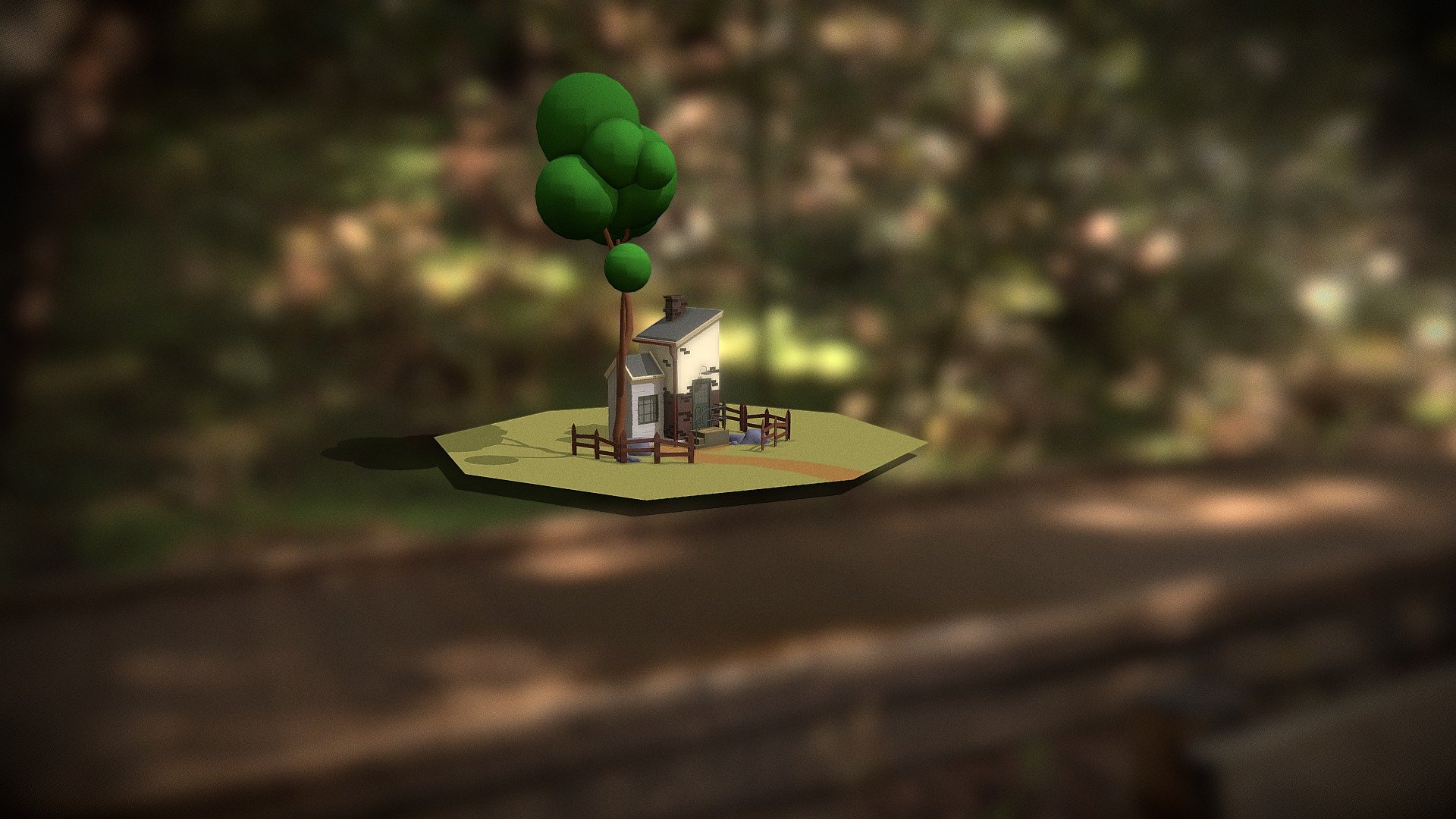 cartoon house