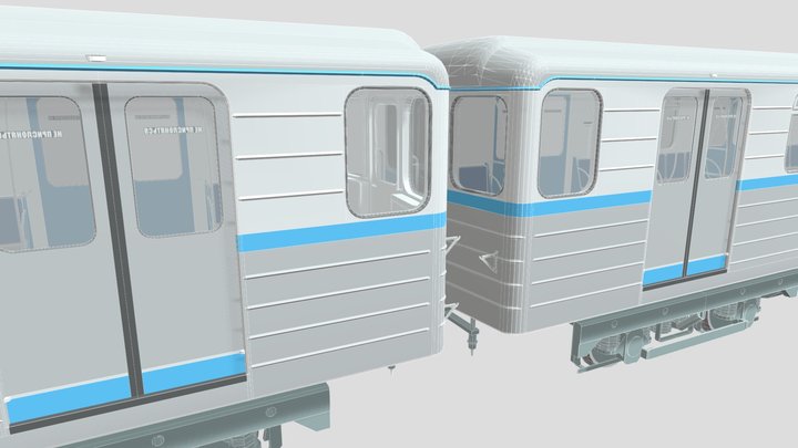 metro for chicken gun метро для чг 3D Model