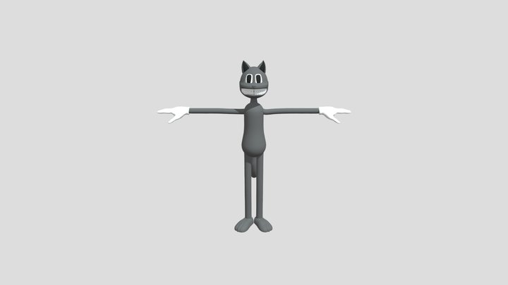 Cartoon cat model 3D Model