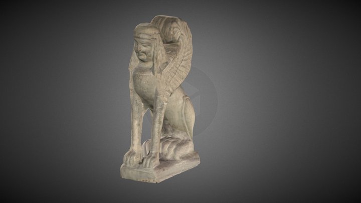Sphinx of Chiusi 3D Model