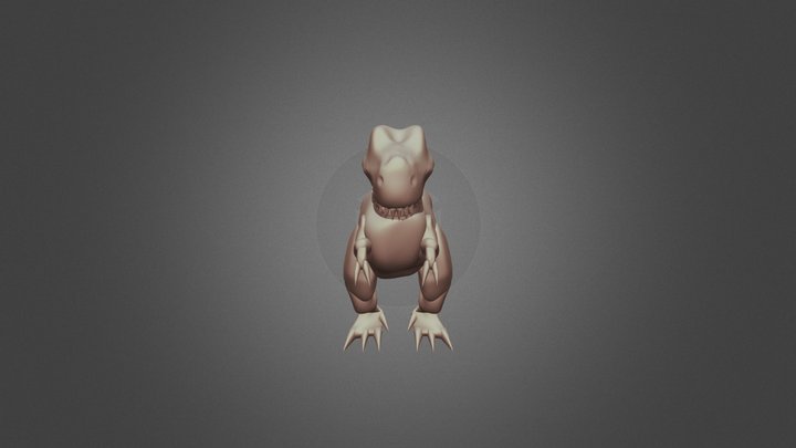Zbrush practice dinosaur 3D Model