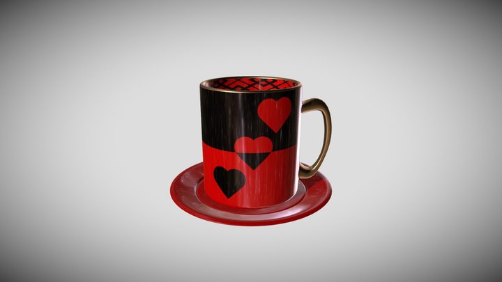 Valentine Mug 3D Model