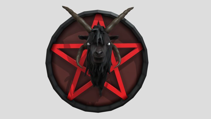 The most heavy metal goat ever 3D Model
