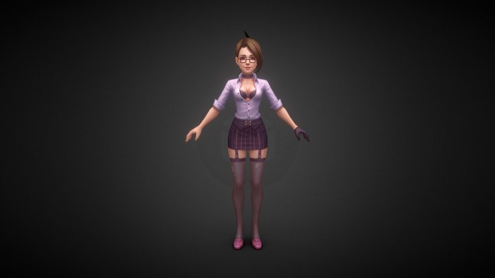 Secretary 3D Model