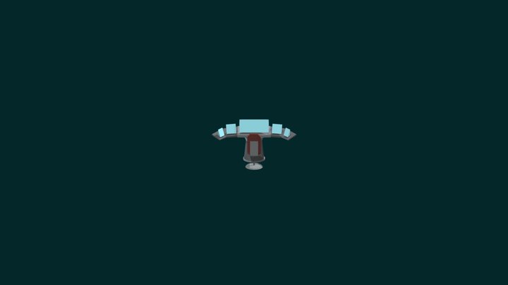 Seat and Table 3D Model