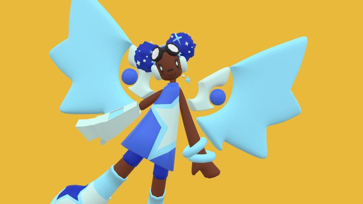 Artfight of Galactica for Wormzyworms 3D Model