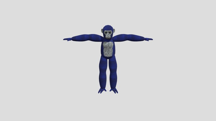 (ICE MAN) EAR GAME player model 3D Model