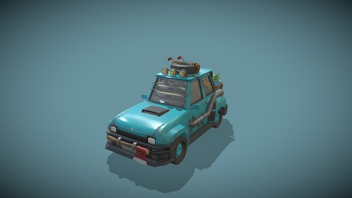 Apo Race Car 3D Model