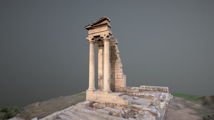 Sanctuary of Apollo Hylates 3D Model