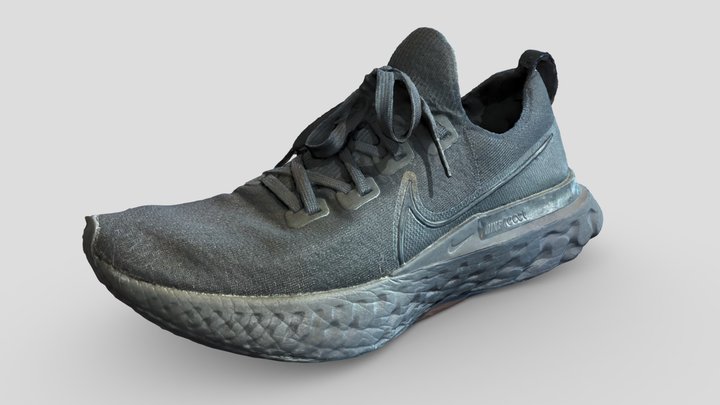 Nike React Running Shoe - Object Capture 3D Model