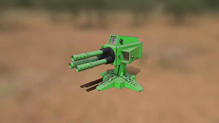 Robot glat-gun 3D Model