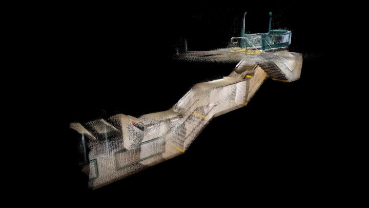 Broadway Station, Subway G Train, Brooklyn 3D Model