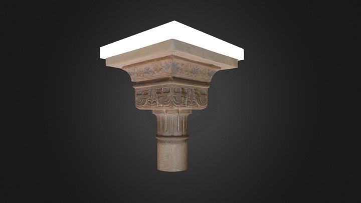 Capitel Alcazaba Malaga 3D Model