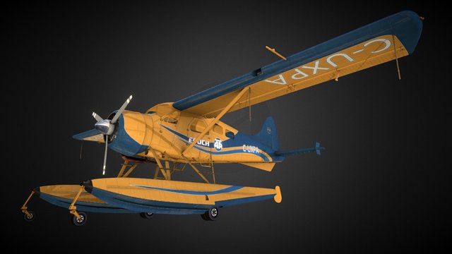 DHC2 Beaver 3D Model