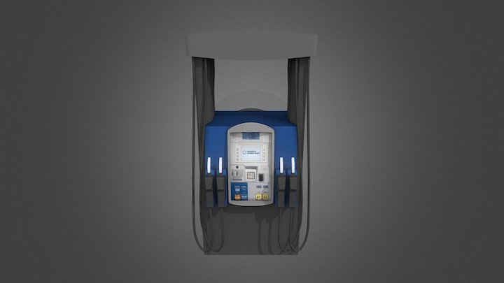 Gas pump 3D Model