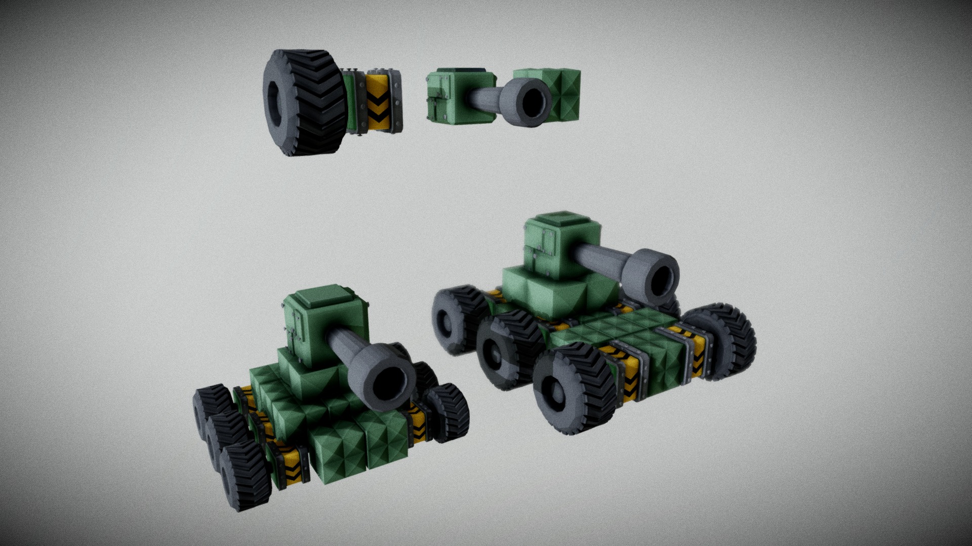 Tanques Modulares - 3D Model By Carlestenorio [cd8c653] - Sketchfab