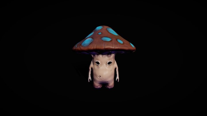Bernard the mushroom 3D Model