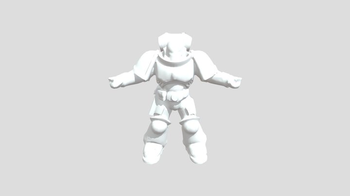 Space Warrior 3D Model