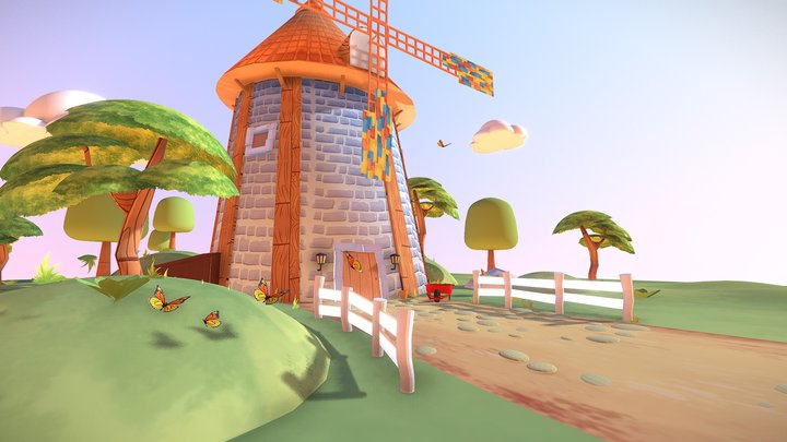 moulin 3D Model