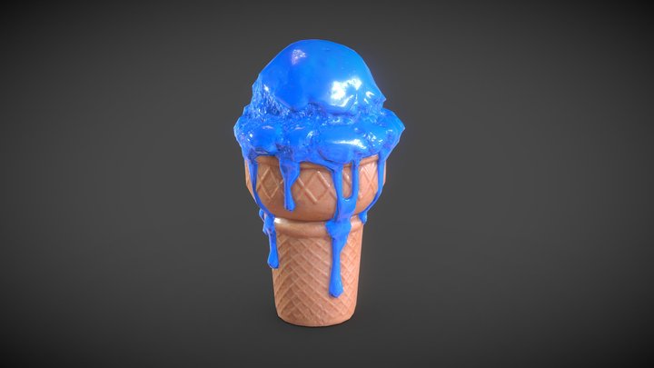Ice Cream Cone (tasty) 3D Model