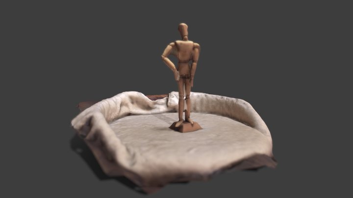 Wood Man 3D Model