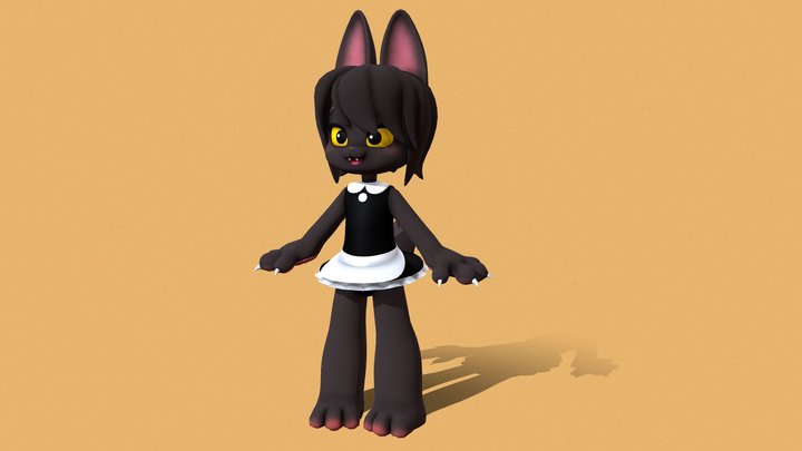 [空想造物/KONGZOO]Maid Cat {Black}