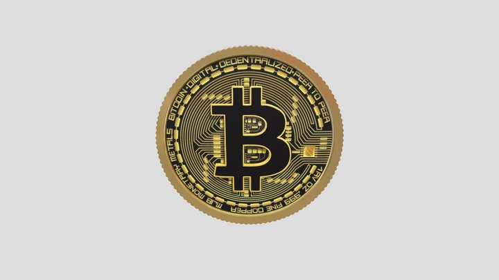 Bitcoin 3D Model