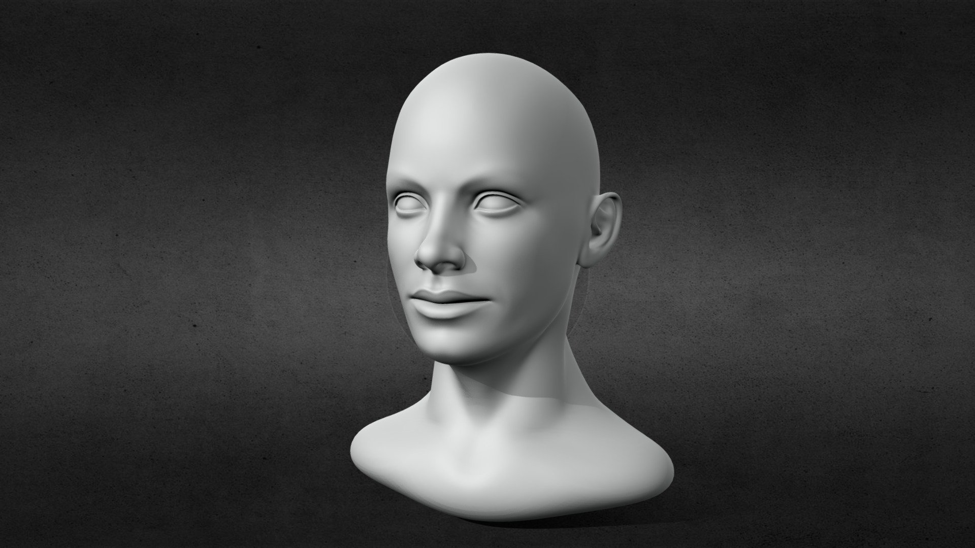 Female Head 1. Base Mesh